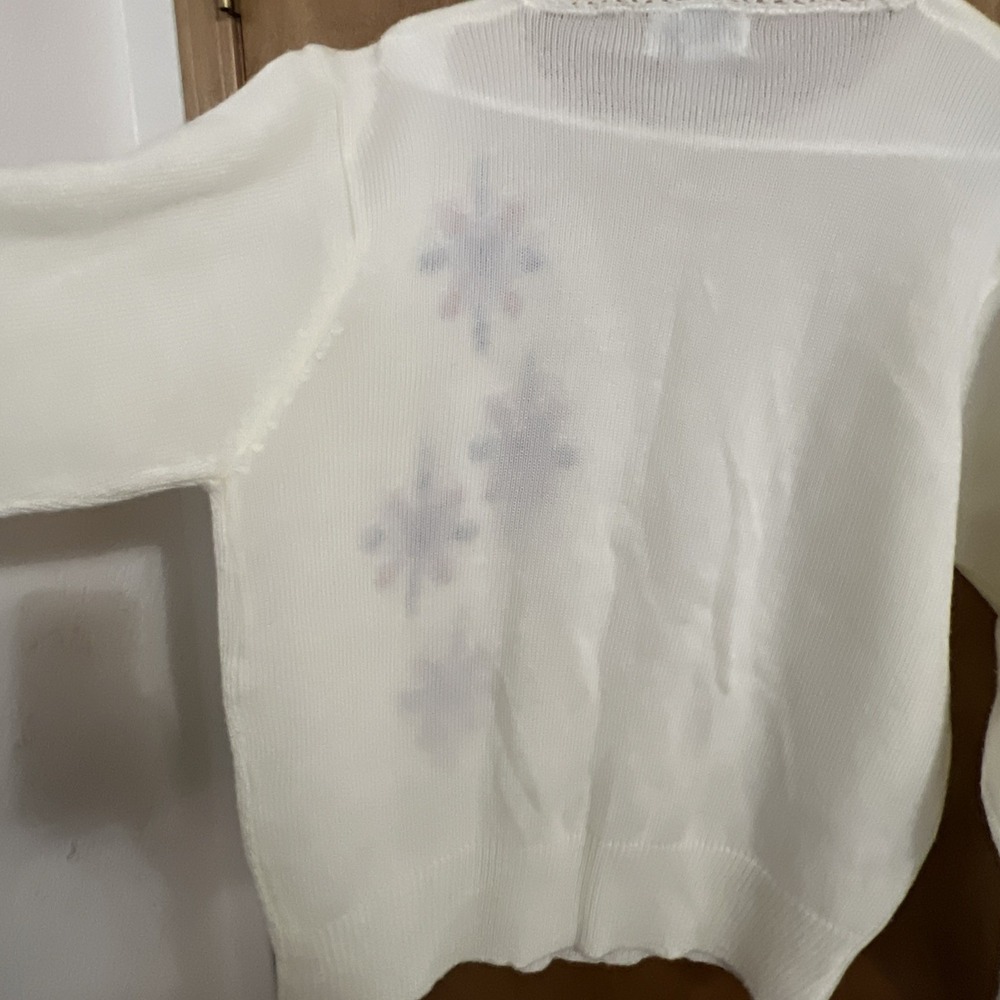VTG Fully Fashioned Hand Loomed Wool Extra Large XL Womens Sweater‎ Holiday Ugly - Picture 8 of 9